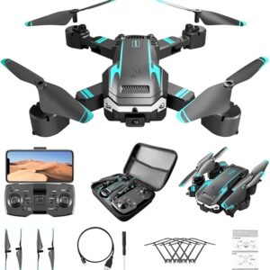 Drone with 4k Camera Foldable 1080P HD Drone with FPV Live Video, Gestures Selfie, Altitude Hold, One Key Take Off/Landing, 3D Series Flips, Headless Mode, Aerial For Kids and Adults